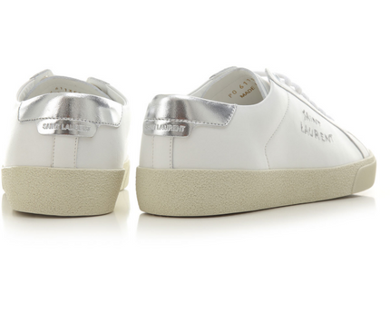 Men's Saint Laurent Court Classic SL06 White Sneakers